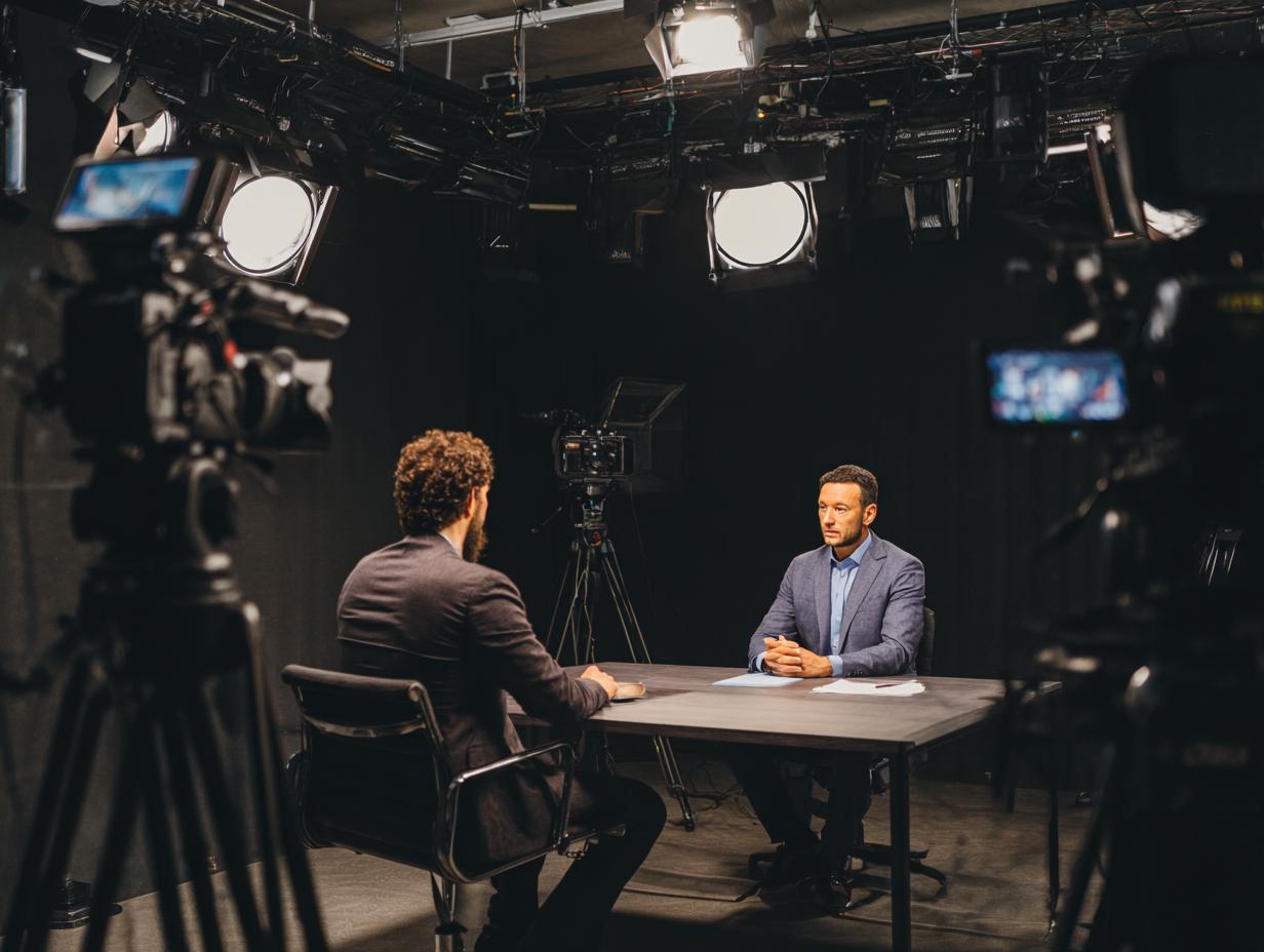 Занятие в школе журналистики